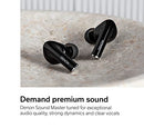 DENON ACTIVE NOISE CANCELLING EARBUDS WITH MICS AH-C830NCW - WHITE - Brand New