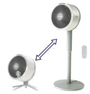 SHARK FLEXBREEZE PEDESTAL TABLETOP FAN, QUIET, LIGHTWEIGHT UH205X7 - WHITE - Like New