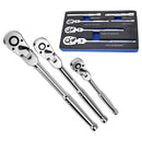 GENERIC 6 PIECE RATCHET WRENCH SET,FLEXIBLE HEAD - STAINLESS STEEL - Brand New