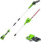 Greenworks 24V 8" Cordless Polesaw + 20" Pole 2.0Ah Battery/Charger Included Like New