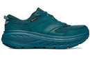 HOKA ONE ONE BONDI L GTX SHOES Deep Teal/Kayaking SIZE 10 - Like New