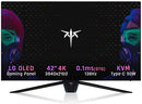 KTC 42 INCH 4K OLED GAMING MONITOR, UHD WHITE MONITOR, G42P5 - - Scratch & Dent