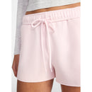 NO BOUNDARIES WOMEN'S FOLDOVER FLEECE SHORT - SIZE: WOMEN M - PINK CAMEO - Brand New