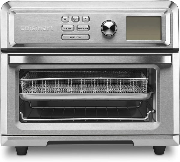 Cuisinart Air Fryer Toaster Oven 1800 Watt, Stainless Steel TOA-65 - Silver Like New