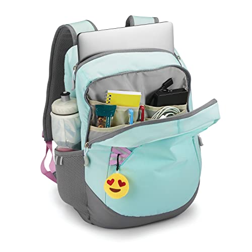 HIGH SIERRA ESSENTIAL BACKPACK, SKY BLUE/ICED LILAC, ONE SIZE - Brand New