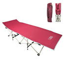 OSAGE RIVER CAMPING COT FOR ADULTS - FOLDING CAMPING COT - PORTABLE - RED - Like New
