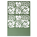 OAKLAND LIVING 6 FT. X 4 FT. GREEN FREESTANDING METAL PRIVACY - GREEN-FB-LEAF - Brand New