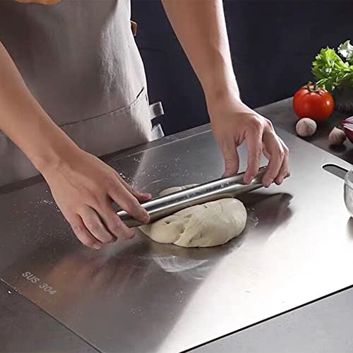 ATMAMA Extra Large Cutting Board Stainless Steel XL (2PCS) - STAINLESS STEEL - Like New