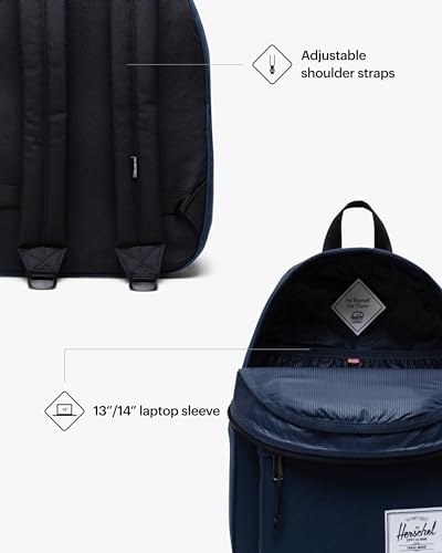 11377-00007 HERSCHEL SUPPLY CO CLASSIC BACKPACK NAVY UNISEX ONE SIZE - Brand New