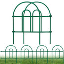 AMAGABELI Garden & Home 35Panels 18in(H)×50ft(L) Decorative Green Fences - Brand New