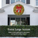 Best Choice Products 60in Large Artificial Holiday Accent Wreath - Green Spruce - Like New