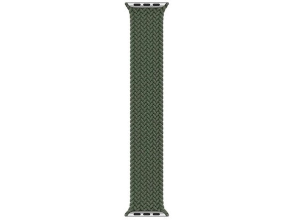 APPLE WATCH BRAIDED SOLO LOOP SIZE 9 - 45MM GREEN HUES (OLIVE) - Like New