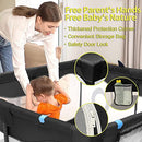 Letfonmo Playpen with Mat for Babies and Toddlers, Safety Baby Fence - Like New
