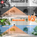 SATISURE VIDEO DOORBELL ANGLE MOUNT 50 TO 130 DEGREE ADJUSTABLE - BLACK - Like New