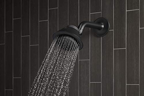 KOHLER MOXIE SHOWERHEAD WATERPROOF WIRELESS SPEAKER 2.5 GPM - MATTE BLACK - Like New