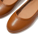 FITFLOP WOMEN'S ALLEGRO BALLET FLAT - SIZE: WOMEN 10 (AU/UK W8) - LIGHT TAN - Like New