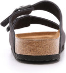 BIRKENSTOCK MEN'S SUEDE SOFT FOOTBED ARIZONA SANDAL - SIZE: MEN 9 - VELVET GRAY - Like New