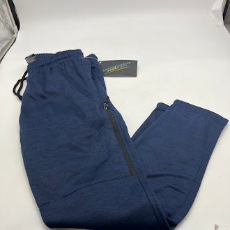 LOGAN AND MARTIN SPORT NYC SPORT JOGGER SWEATPANTS - SIZE: MEN M - NAVY HEATHER - Brand New