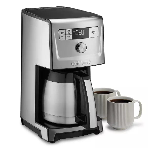 CUISINART 12 CUP PROGRAMMABLE THERMAL COFFEEMAKER - SILVER/BLACK - Like New