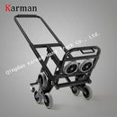 KARMAN OEM 6 WHEELS THREE-WHEEL STAIR CLIMBING HAND TROLLEY - BLACK - Like New