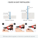 HD9ZC256TLS-10P-NEW HOME EDIT BRUSHED BRASS CABINET HANDLES SOLID ZINC ALLOY 10P - Brand New