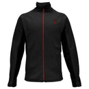 SPYDER CONSTANT FULL ZIP FLEECE JACKET - SIZE: MEN L - BLACK/RED - Brand New