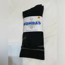 BOMBAS UNISEX SOCKS - BLACK/ GRAY - SIZE: MEN L - Brand New
