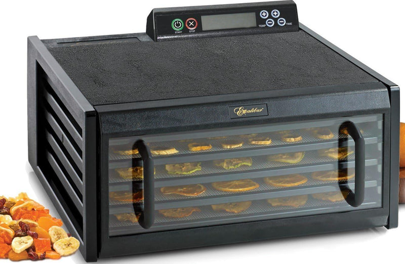 Excalibur 3548CDB Electric Food Dehydrator, 5-Tray - BLACK Like New