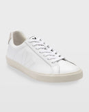 VEJA ESPLAR LEATHER LOGO SNEAKERS SIZE 40 BRAZIL SIZE: WOMEN 8.5 - WHITE - Like New