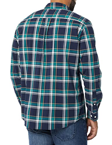 Amazon Essentials Men's Long Sleeve Slim Fit Stretch Poplin Shirt - Brand New