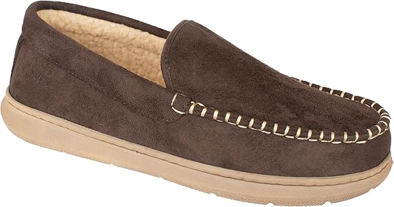 DOCKERS MEN'S MOCCASIN SLIPPER MEMORY FOAM - SIZE: MEN 12 - - Scratch & Dent