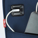 TPRC 15" Smart Underseat Carry-On Luggage with USB Charging Port, Navy Blue - Brand New