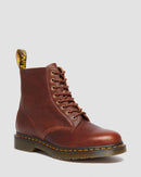 DR. MARTENS 1460 AMBASSADOR LEATHER LACE UP BOOTS SIZE: MEN 10 WOMEN 11 - CASHEW - Like New
