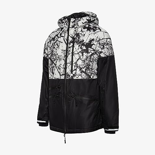 23134 ARCTIX MEN'S FLAT LIGHT WINDBREAK JACKET CRACKED MARBLE WHITE LARGE - Like New