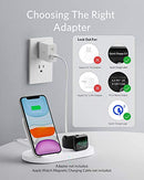 ANKER WIRELESS CHARGING STATION POWERWAVE SENSE 2-IN-1 STAND A2595 - WHITE - Like New