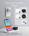 ANKER WIRELESS CHARGING STATION POWERWAVE SENSE 2-IN-1 STAND A2595 - WHITE - Like New