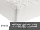 Defend-A-Bed Deluxe Quilted Waterproof Mattress Protector - Queen Size - Brand New