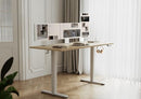 YDN ELECTRIC STANDING DESK 55X24 INCH DESK ADJUSTABLE - NATURAL - Like New