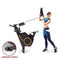 CIRCUIT FITNESS DELUXE FOLDABLE MAGNETIC ROWING MACHINE - BLACK/YELLOW Like New