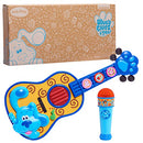 BLUE'S CLUES & YOU! SING-ALONG GUITAR AND MICROPHONE BY JUST PLAY - BLUE - Like New