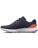 Under Armour Men's Surge 3 Running Shoe Downpour Gray/After Burn/White Size 10 - Like New