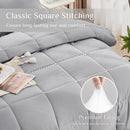 CYMULA COOLING COMFORTER QUEEN SIZE - LIGHT GRAY - Like New