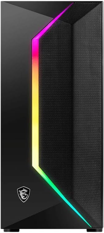 MSI Mid-Tower PC Gaming Case - MAG Vampiric 100R – 306-7G07R25-809 - Like New