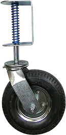 Shepherd Hardware 9798 8" Pneumatic Spring-Loaded Gate Caster 200-lb Pack of 2 - Brand New