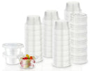 Klex 2 Oz Disposable Plastic Portion Cups with Lids, 59.15ML, 2000 Sets - Brand New