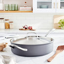 CUISINART 5.5QT SAUTE PAN WITH HELPER HANDLE COVER GG33-30H-BLK - Scratch & Dent