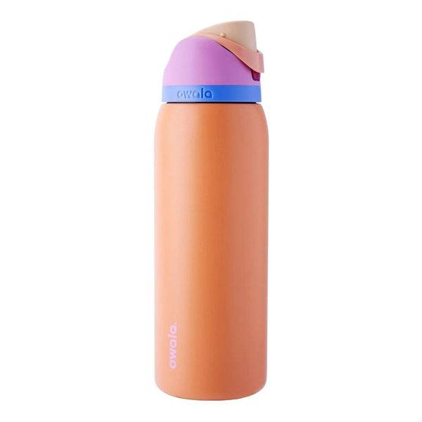 OWALA 40 OZ FREESIP STAINLESS STEEL WATER BOTTLE - TANGY TANGO - Like New
