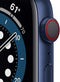 Apple Watch Series 6 GPS LTE 44mm Blue Aluminum Case Deep Navy Sport Band Like New