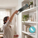 IONVAC ZIPVAC CORDED STICK VACUUM, MULTI-SURFACE 3-IN-1 - BLACK/LBLUE - Like New