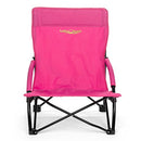 Lucky Bums Folding Sling Beach Chair, Pink, Large - Brand New